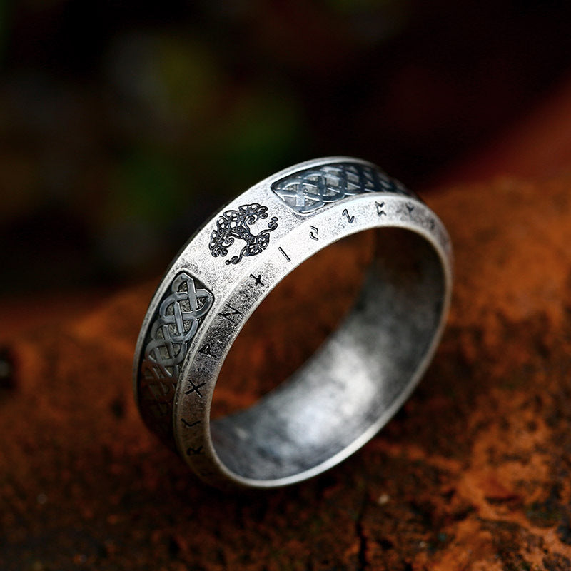 Women's Fashion Simple Titanium Steel Ring